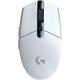 Logitech G305 Lightspeed gaming miška, optični, brezžičen, 12000 dpi, 400 IPS, 99g, 40G, 1ms, 1000Hz, beli/vijolični