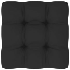 VidaXL Blazina za kavč iz palet črna 70x70x12 cm