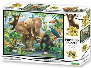 PRIME 3D PUZZLE - Junior Jungle 100 ks