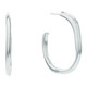 Calvin Klein Elegantni okrogli uhani iz jekla Elemental 35000643
