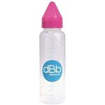 DBB Remond otroška steklenica, z silikonskim cucljem, PP, 360 ml, 4+ m, roza