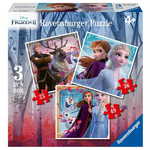 Ravensburger Puzzle 030330 Disney Ledeno kraljestvo 2, 3v1