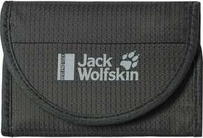 Denarnica Jack Wolfskin 10 siva barva - siva. Mala denarnica s priloženim obročkom za ključe iz kolekcije Jack Wolfskin. Model izdelan iz tekstilnega materiala.