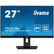 Iiyama ProLite XUB2792UHSU-B5 monitor, IPS, 27", 16:9, 1920x1080/3840x2160, 60Hz, pivot, USB-C, HDMI, DVI, Display port, VGA (D-Sub), USB