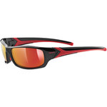 Uvex sončna očala Sportstyle 211 Black Red/Mir Red (2213)