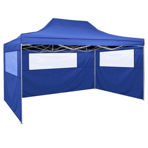 VidaXL Zložljiv šotor s 3 stenami 3x4