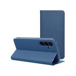 OEM Torbica LUNA Book Carbon za SAMSUNG A37 5G, modra