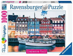 Ravensburger Puzzle167395 Skandinavija Kópenhágen