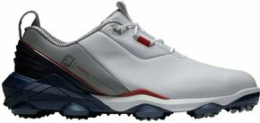 Footjoy Tour Alpha Mens Golf Shoes White/Navy/Grey 40