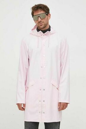 Vodoodporna jakna Rains 12020 Jackets roza barva - roza. Vodoodporna jakna iz kolekcije Rains. Nepodložen model