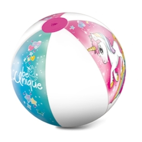 Mondo Napihljiva žoga za plažo MONDO Unicorn 50 cm - bela