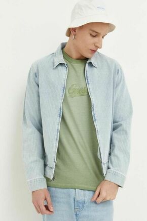 Jeans jakna Guess Originals - modra. Jakna iz kolekcije Guess Originals. Nepodložen model