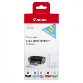 Canon CLI-8 BK/PC/PM/R/G MultiPack kartuše