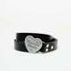 Pas HUMAN MADE Leather Buckle Belt Silver M