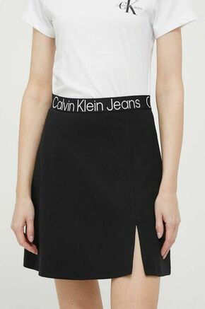 Krilo Calvin Klein Jeans črna barva - črna. Krilo iz kolekcije Calvin Klein Jeans