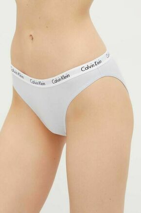 Spodnjice Calvin Klein Underwear - modra. Spodnjice iz kolekcije Calvin Klein Underwear. Model izdelan iz bombažne pletenine.