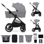 Kinderkraft otroški voziček Nea Platinum Grey