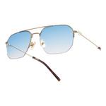 Eyerim Studio Anthony Gold Blue ONE SIZE (57) Zlata/Modra