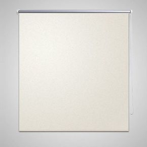 VidaXL Senčilo za Zatemnitev Okna 140 x 230 cm Kremno Bele Barve