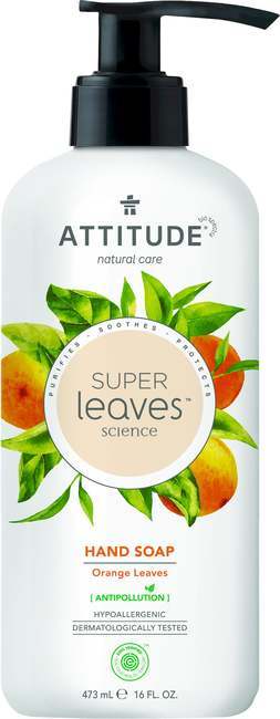 Attitude Super Leaves milo za roke pomaranča - 473 ml