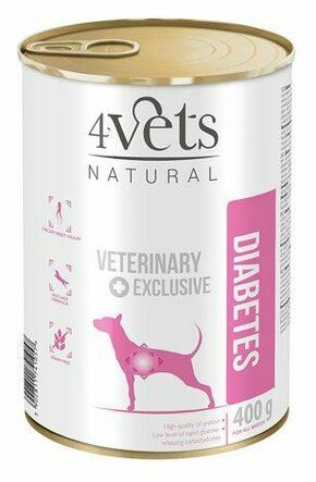 4VETS Natural Veterinary Exclusive DIABETES 400 g