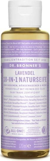 "Dr. Bronner's 18in1 naravno milo sivka - 120 ml"