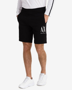 Armani Exchange črna moške kratke hlače