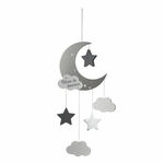 NEW Vrtiljak za na otroško posteljico Atmosphera Luna Siva Les MDF