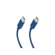 shumee Pleteni kabel USB-C - USB-C 60W 1,5 m - moder