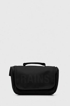 Kozmetična torbica Rains 16310 Travel Accessories črna barva - črna. Toaletna torbica iz kolekcije Rains. Model izdelan iz sintetičnega materiala.