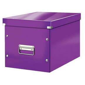 Vijolična škatla za shranjevanje Leitz Click&amp;Store