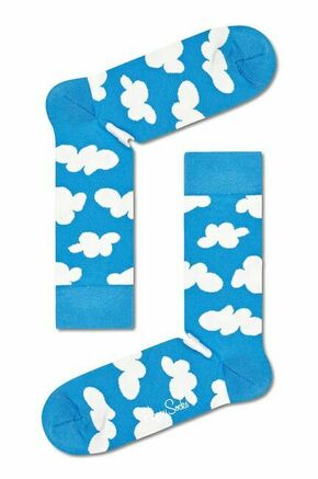 Nogavice Happy Socks moško - modra. Nogavice iz kolekcije Happy Socks. Model izdelan iz elastičnega