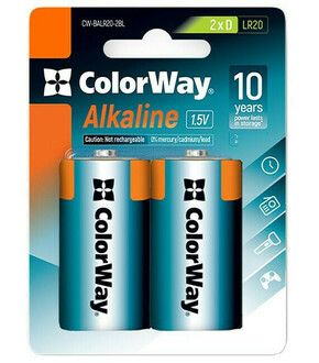 ColorWay Alkalna baterija D/LR20/ 1