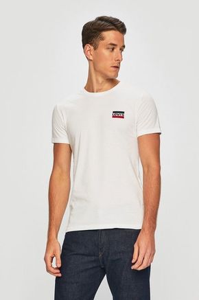 Levi's t-shirt (2 pack) - pisana. T-shirt iz kolekcije Levi's. Model izdelan iz pletenine s potiskom.