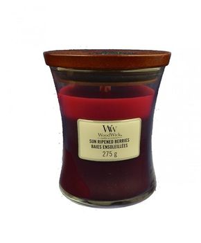 Woodwick Sun Ripened Berries Trilogy Medium Candle dišeča sveča