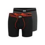 SAXX Sport Mesh 2-Pack Boxer Brief Black Digi Dna/Graphite XL Aktivno spodnje perilo
