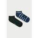 Tommy Hilfiger nogavice (2-pack) - modra. Nogavice iz kolekcije Tommy Hilfiger. Model izdelan iz elastičnega materiala. V kompletu sta dva para.