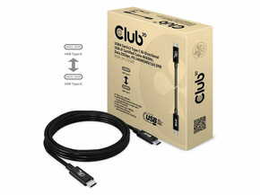 Club 3D USB4 Gen2x2 Type-C dvosmerni USB-IF certificiran kabel 4K60Hz kabel