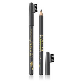 Eveline Cosmetics Eyebrow Pencil natančni svinčnik za obrvi s čopičem odtenek Grey 1