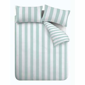Bela/modra posteljnina za zakonsko posteljo 200x200 cm Cove – Catherine Lansfield