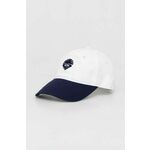 Bombažna bejzbolska kapa Roxy mornarsko modra barva - mornarsko modra. Kapa s šiltom vrste baseball iz kolekcije Roxy. Model izdelan iz materiala z nalepko.