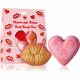I Heart Revolution Bath Fizzer Heart &amp; Kisses kroglica za kopel 2x85 g