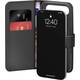 Puro Wallet Stand ovitek za iPhone 17 Air, eko usnje, črn