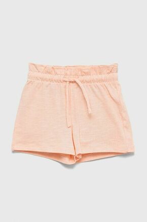 Otroške bombažne kratke hlače United Colors of Benetton roza barva