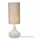 Kremno bela namizna svetilka s tekstilnim senčnikom (višina 75 cm) Reykjavik – it's about RoMi