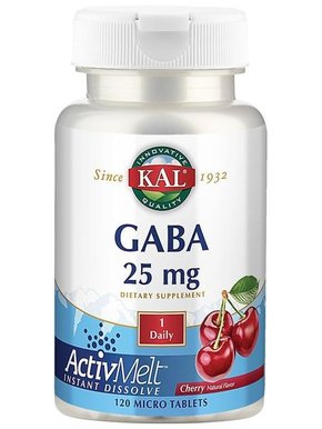 GABA 25 mg "ActivMelt" - 120 tab. liz.