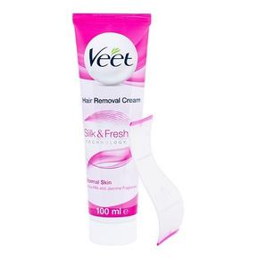 Veet Silk &amp; Fresh Normal Skin krema za britje 100 ml poškodovana škatla za ženske