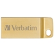 USB ključ, 64GB, USB 3.0, VERBATIM "Exclusive Metal" zlat