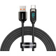 BASEUS Kabel USB za prikazovalnik USB-C, 66 W, 1 m (črn)