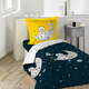 Enojna bombažna otroška posteljnina 140x200 cm Petit Astronaute – douceur d'intérieur
